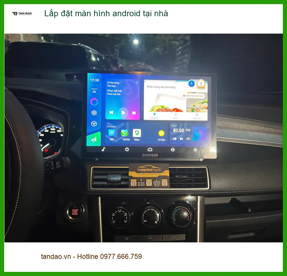 Anh Khang lắp màn hình Android cho Xpander Cross tại nhà Quận 5 ảnh thực tế 4