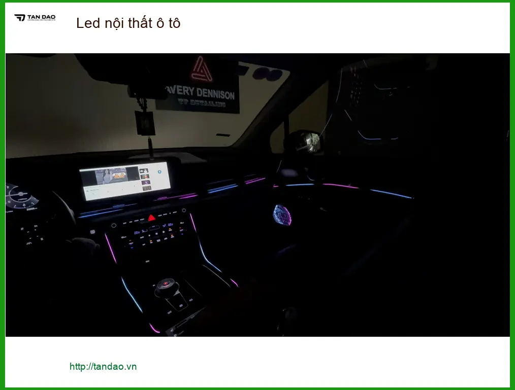 Anh Hưng lắp Led nội thất ô tô cho VinFast Lux A2.0 để tăng vẻ sang trọng ở Quận 4