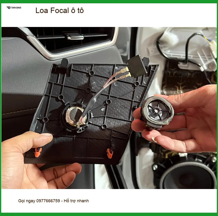 Chị Thảo độ Loa Focal ô tô cho Kia Sorento ở Quận 12 vì âm thanh zin kém