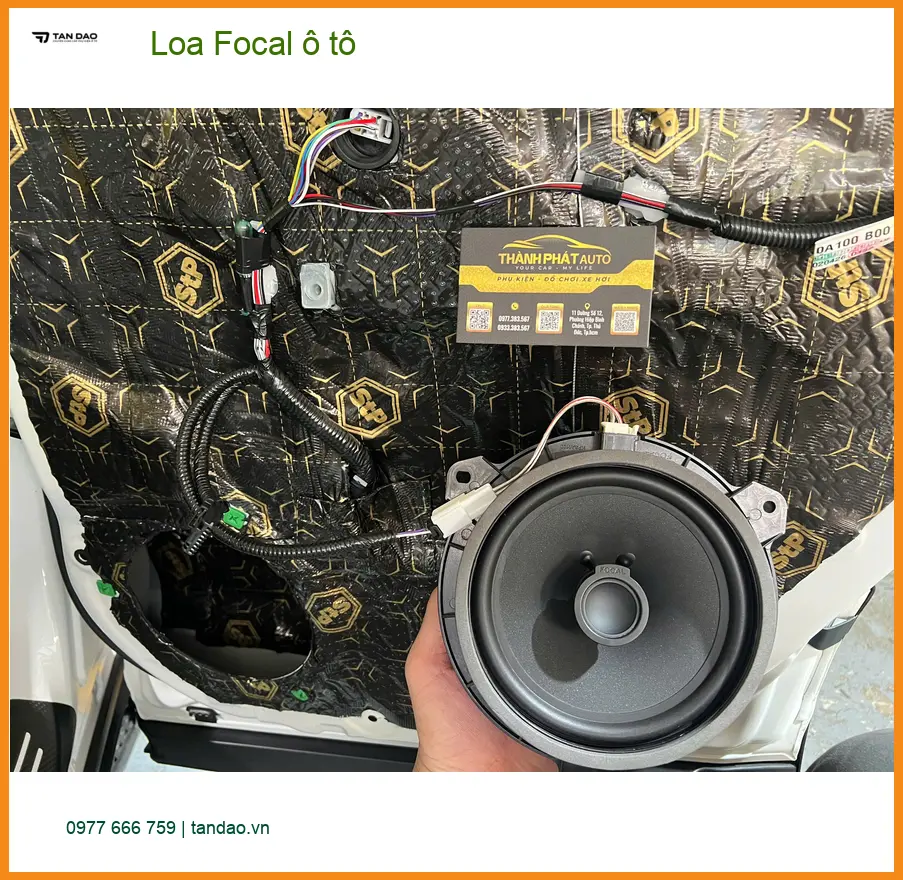 Chị Thảo nâng cấp loa Focal cho Hyundai Accent tại Quận 2 nghe nhạc hay ảnh thực tế 2