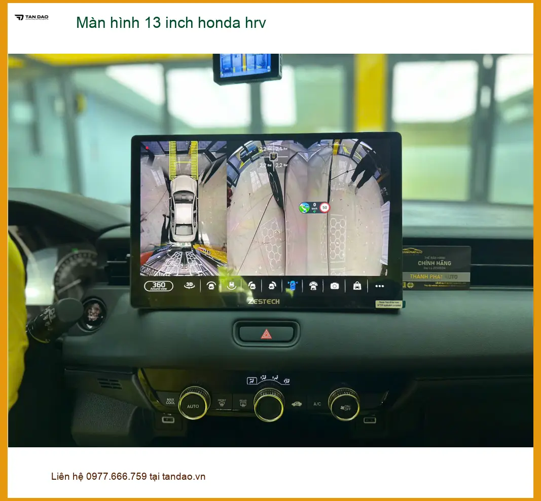 Chị Thanh lắp màn hình 13 inch Honda HR-V tại Quận Phú Nhuận ảnh thực tế 4