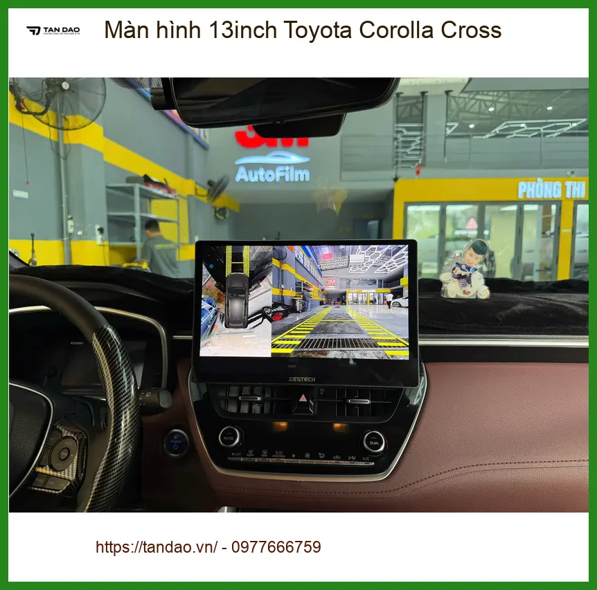Anh Khải lắp Màn hình 13inch Toyota Corolla Cross Quận 3, nâng tầm giải trí. ảnh thực tế 4