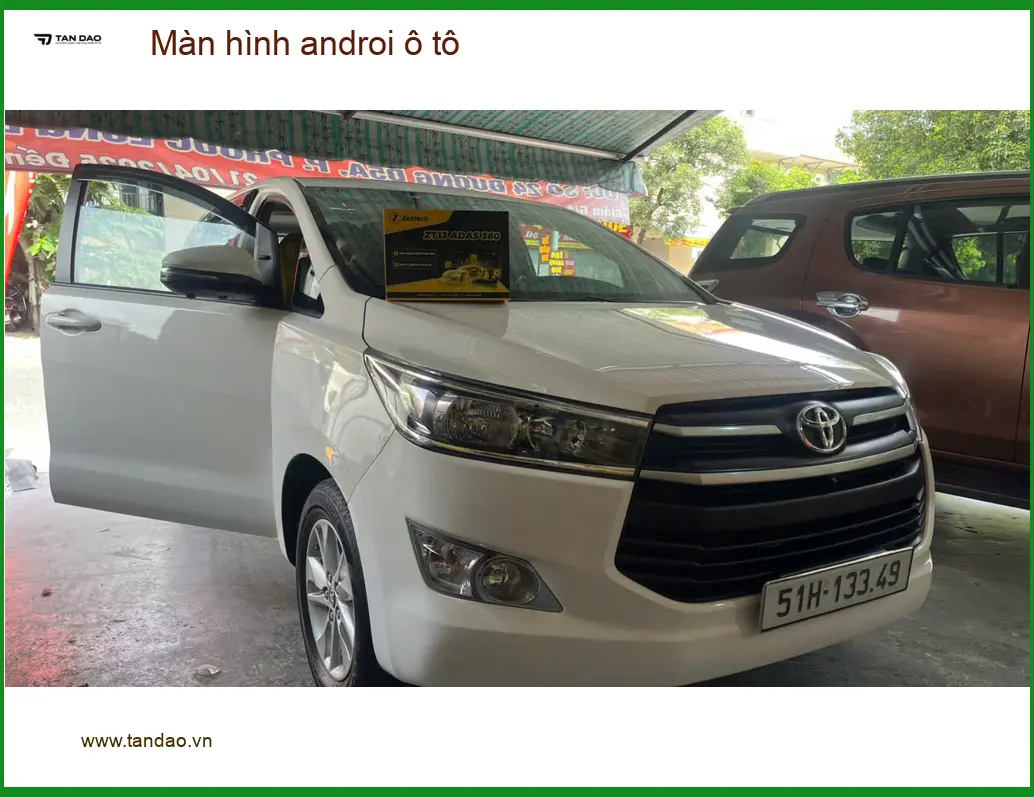 Chú Bảy lắp màn hình Android ô tô Toyota Vios Quận 7, cần kết nối 4G ảnh thực tế 2