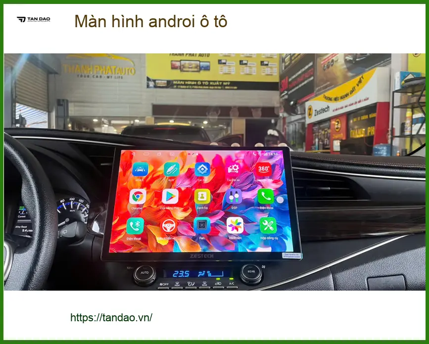 Chú Bảy lắp màn hình Android ô tô Toyota Vios Quận 7, cần kết nối 4G ảnh thực tế 4