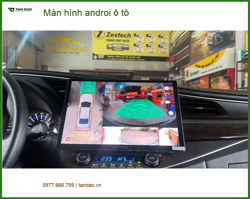 Anh Tấn lắp màn hình Android ô tô Hyundai Accent tại Quận 2 vì cần giải trí ảnh thực tế 2