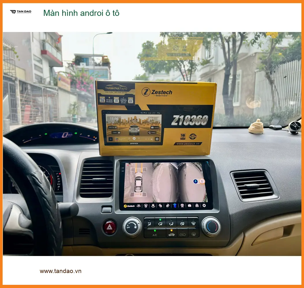 Chị Lan Anh lắp màn hình Android Hyundai Accent tại Quận Thủ Đức để giải trí ảnh thực tế 2