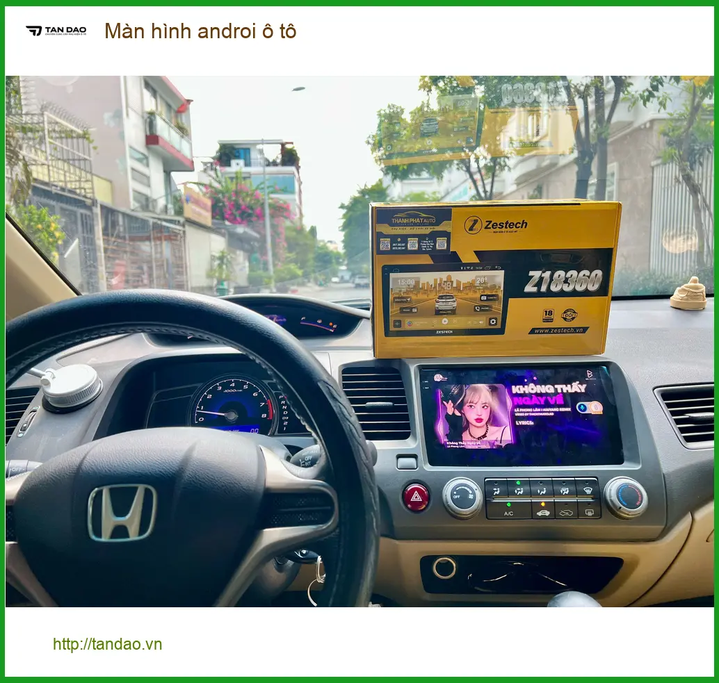 Anh Quang lắp màn hình Android ô tô Hyundai Elantra tại Quận 2