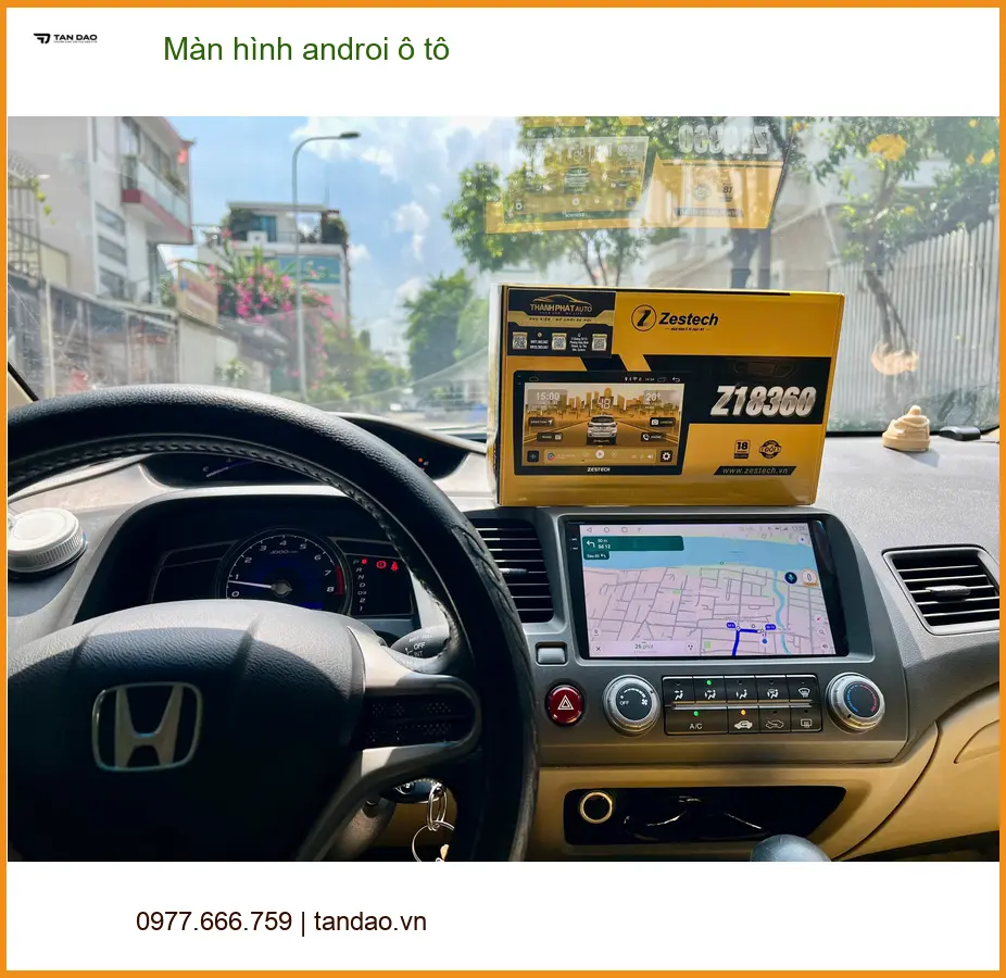 Anh Thắng lắp màn hình Android ô tô cho Mazda CX-5 tại Quận 8 vì màn zin quá chậm ảnh thực tế 2