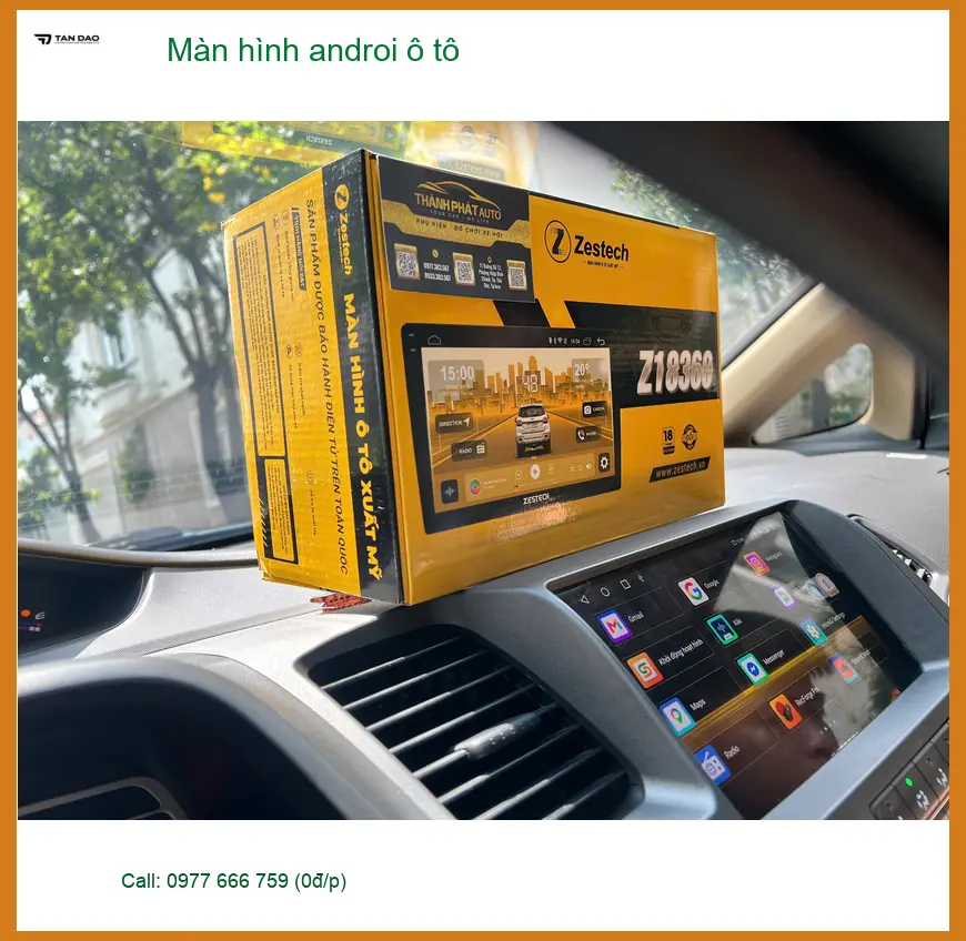 Anh Thắng lắp màn hình Android ô tô cho Mazda CX-5 tại Quận 8 vì màn zin quá chậm ảnh thực tế 3