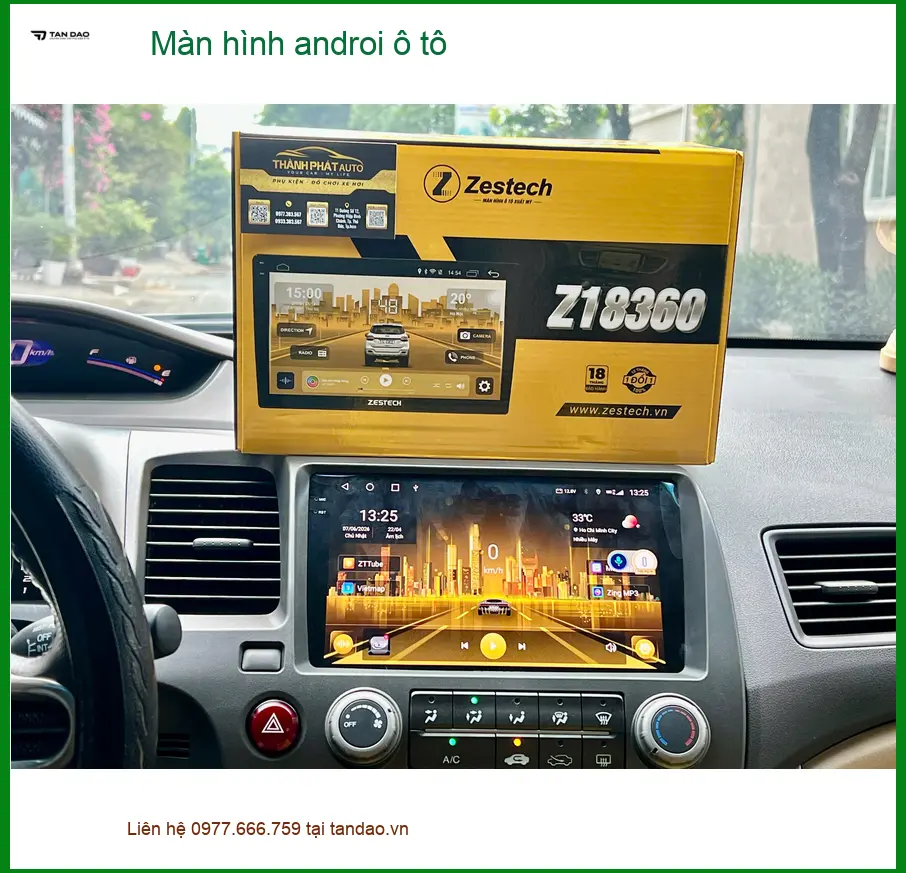 Anh Thắng lắp màn hình Android ô tô cho Mazda CX-5 tại Quận 8 vì màn zin quá chậm ảnh thực tế 5