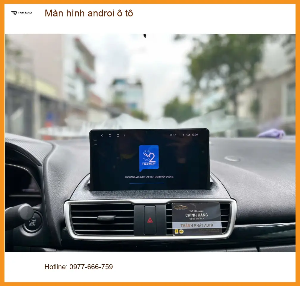Anh Lộc lắp màn hình Android ô tô cho Vios tại Quận Tân Phú ảnh thực tế 2