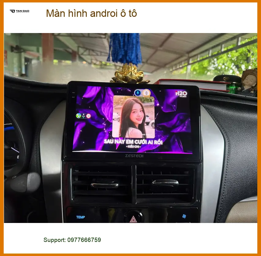 Chị Thanh lắp màn hình Android ô tô cho Hyundai Accent tại Quận 3 để nâng tầm trải nghiệm lái ảnh thực tế 2