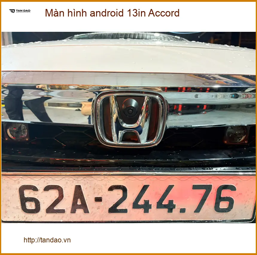 Anh Khải nâng cấp màn hình Android 13 inch cho Accord tại Bình Chánh ảnh thực tế 3