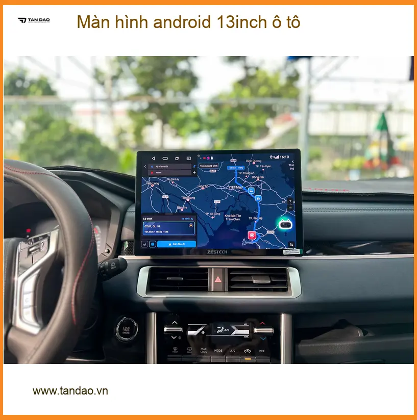 Anh Khang nâng cấp màn hình Android 13inch cho Hyundai Creta tại Gò Vấp ảnh thực tế 2