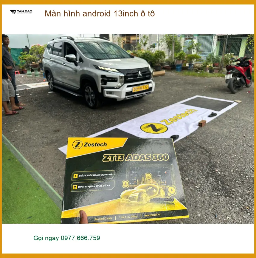 Anh Minh lắp màn hình Android 13inch cho Hyundai Accent tại Thủ Đức