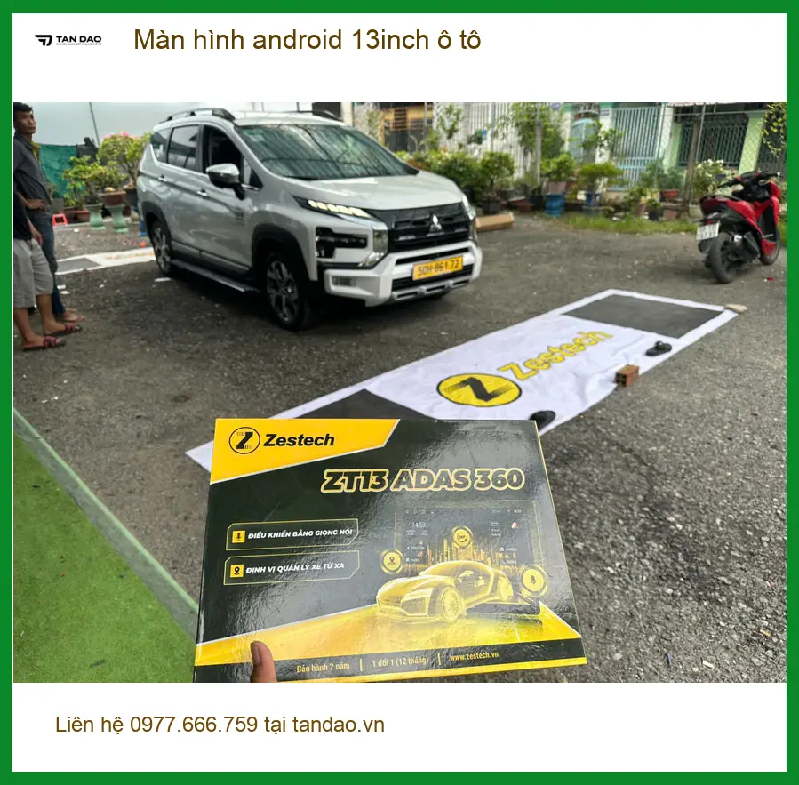 Anh Minh lắp màn hình Android 13inch ô tô Kia K3 tại Quận 9 với giá tốt ảnh thực tế 2