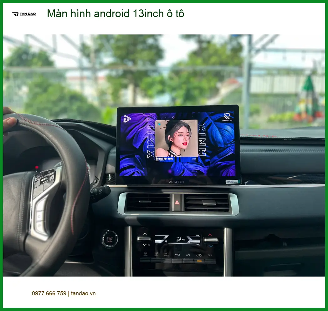 Anh Minh lắp màn hình Android 13inch ô tô Kia K3 tại Quận 9 với giá tốt ảnh thực tế 3