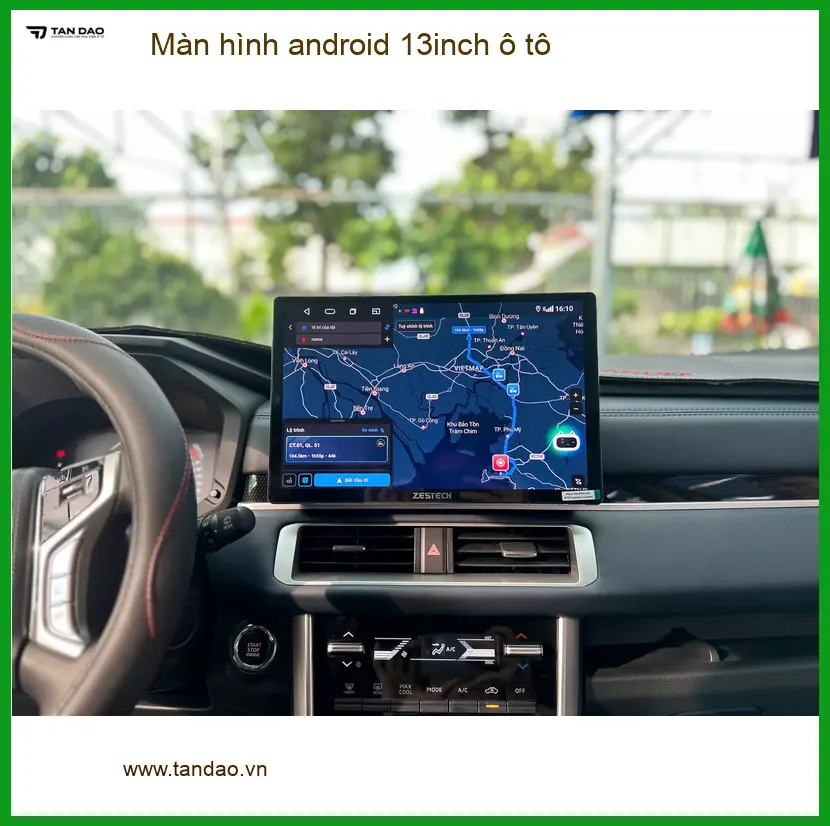 Anh Tùng lắp màn hình Android 13 inch ô tô cho Hyundai Creta tại Hóc Môn để nâng tầm giải trí