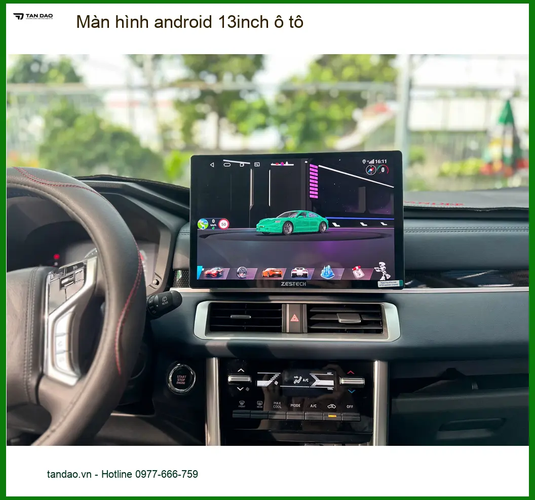 Anh Tùng lắp màn hình Android 13 inch ô tô cho Hyundai Creta tại Hóc Môn để nâng tầm giải trí ảnh thực tế 3
