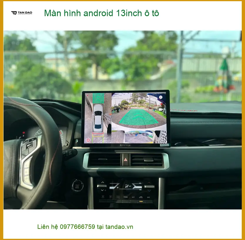 Anh Khang nâng cấp màn hình android 13inch ô tô VinFast Lux A2.0 tại Quận 2