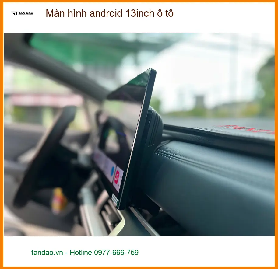Anh Khang nâng cấp màn hình android 13inch ô tô VinFast Lux A2.0 tại Quận 2 ảnh thực tế 2