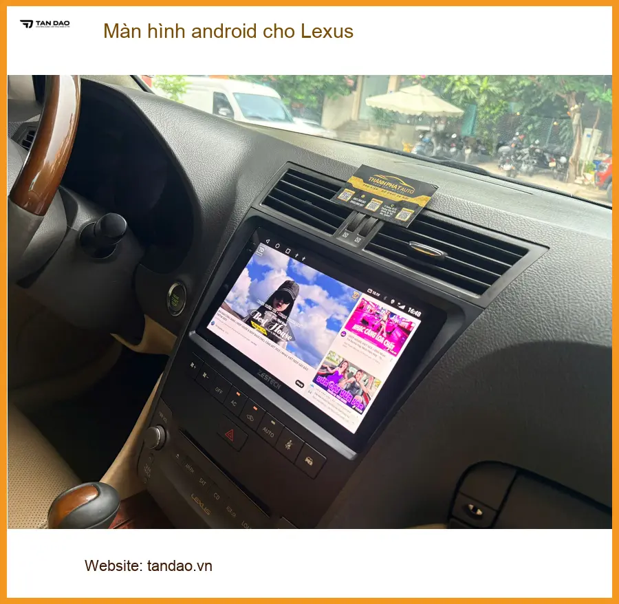 Anh Khôi lắp màn hình Android cho Lexus tại Quận 7, nâng cao trải nghiệm lái