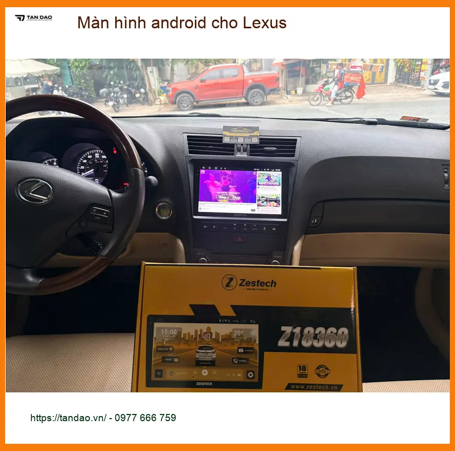Anh Khôi lắp màn hình Android cho Lexus tại Quận 7, nâng cao trải nghiệm lái ảnh thực tế 4
