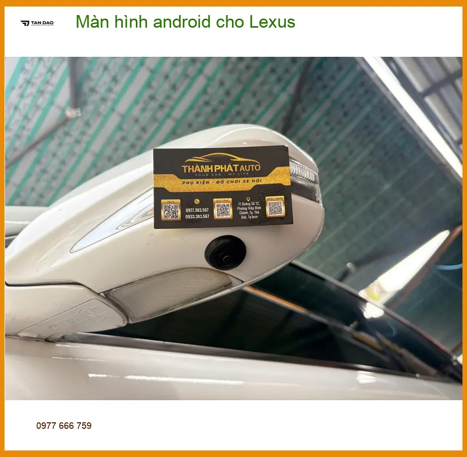 Anh Long lắp Màn hình Android cho Lexus ES 300h Quận 12 màn zin quá cũ
