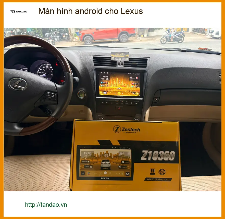 Anh Long lắp Màn hình Android cho Lexus ES 300h Quận 12 màn zin quá cũ ảnh thực tế 2