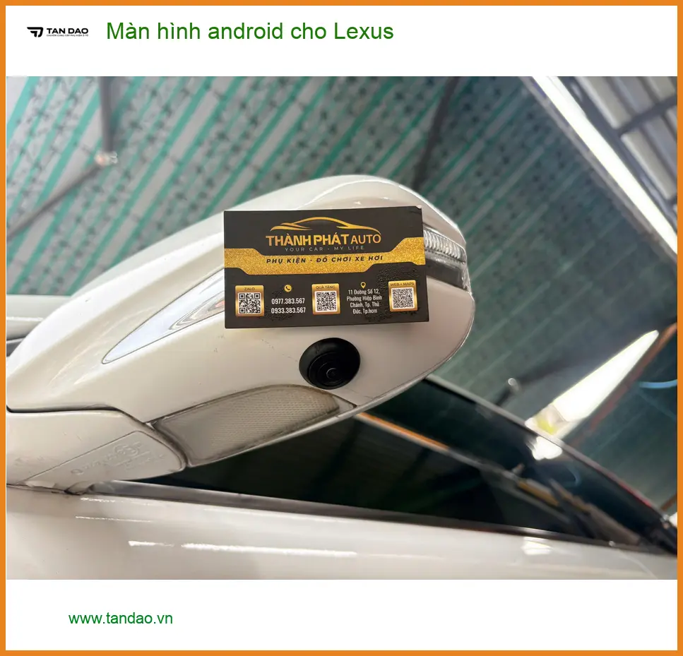 Chị Thảo nâng cấp màn hình Android cho Lexus tại Thủ Đức để có nhiều tính năng thông minh hơn ảnh thực tế 2