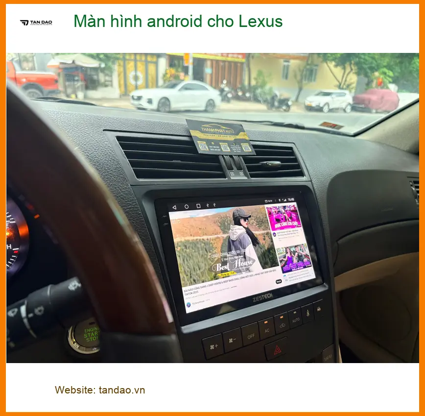 Anh Long lắp Màn hình Android cho Lexus ES 300h Quận 12 màn zin quá cũ ảnh thực tế 4