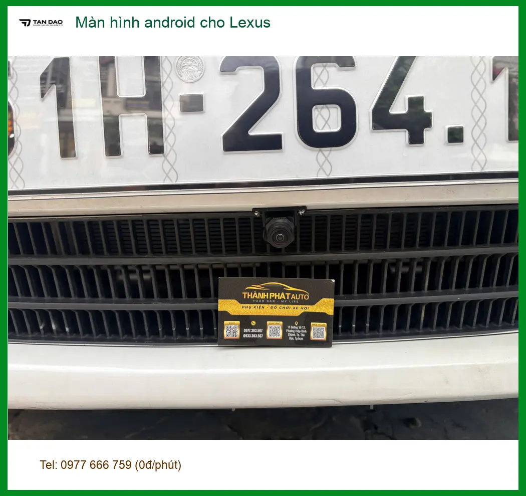 Chị Thảo nâng cấp màn hình Android cho Lexus tại Thủ Đức để có nhiều tính năng thông minh hơn ảnh thực tế 5
