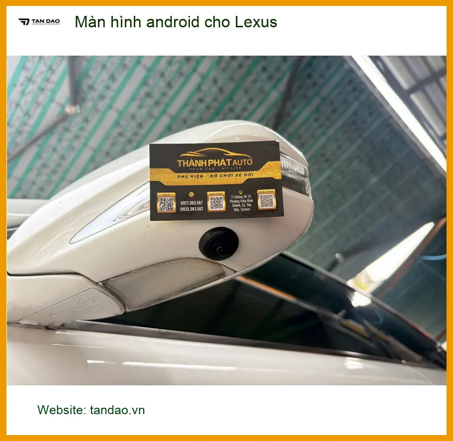 Anh Đức Hùng lắp màn hình Android cho Lexus ES300h tại Hóc Môn vì màn hình zin quá nhỏ