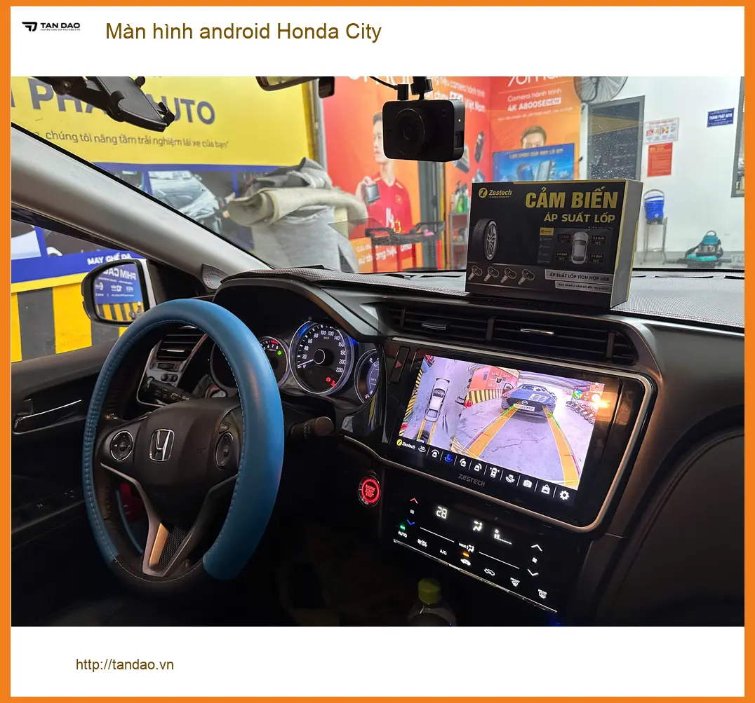 Anh Khải nâng cấp màn hình Android Honda City tại Quận 2 để tiện đường đi làm hàng ngày ảnh thực tế 4