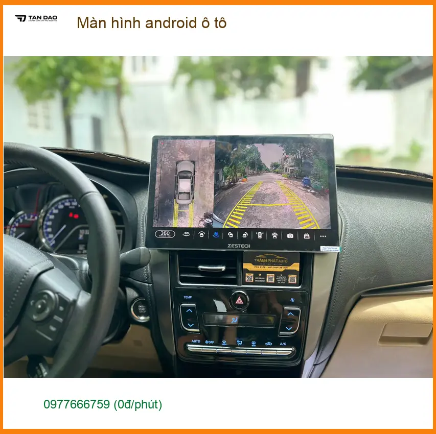 Anh Quý nâng cấp màn hình android ô tô Hyundai Accent tại Quận 10