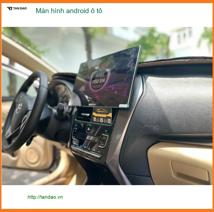 Anh Quý nâng cấp màn hình android ô tô Hyundai Accent tại Quận 10 ảnh thực tế 2
