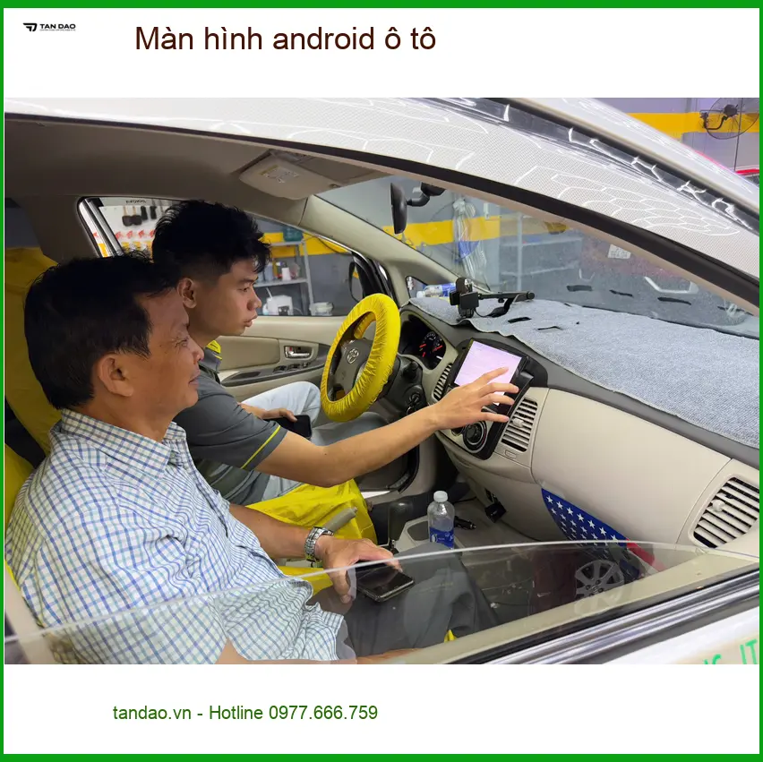 Anh Huy lắp màn hình Android cho Honda City tại Quận Bình Thạnh. ảnh thực tế 2