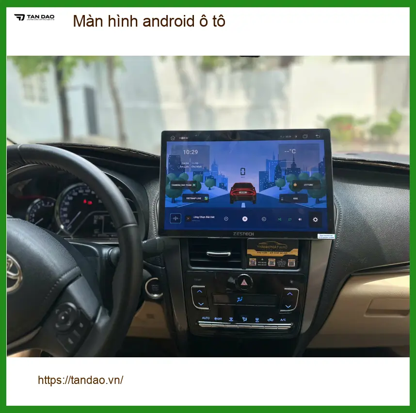 Anh Quý nâng cấp màn hình android ô tô Hyundai Accent tại Quận 10 ảnh thực tế 4