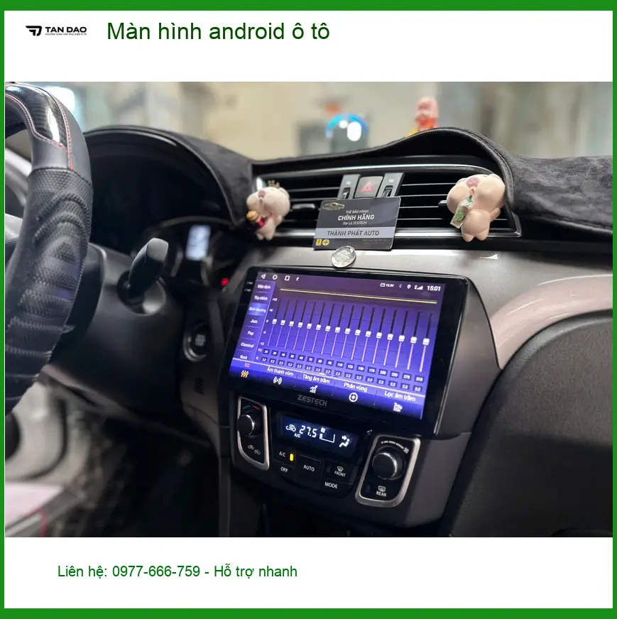 Anh Sơn lắp màn hình Android ô tô cho Honda CRV ở Quận Phú Nhuận
