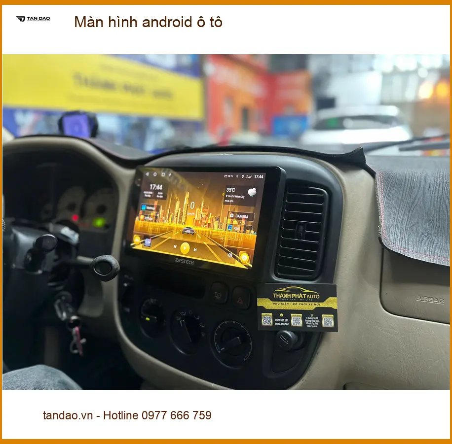 Anh Tùng nâng cấp màn hình Android ô tô Honda CRV tại Cần Giờ ảnh thực tế 3