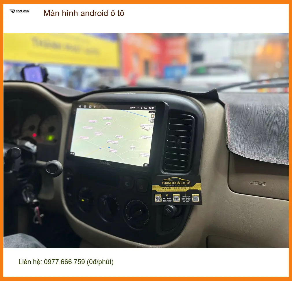 Anh Tùng nâng cấp màn hình Android ô tô Honda CRV tại Cần Giờ ảnh thực tế 4