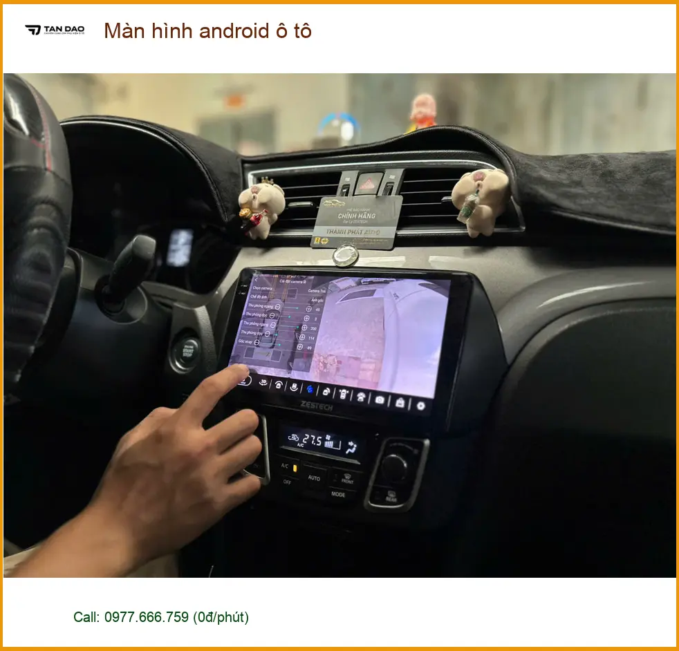 Anh Sơn lắp màn hình Android ô tô cho Honda CRV ở Quận Phú Nhuận ảnh thực tế 4