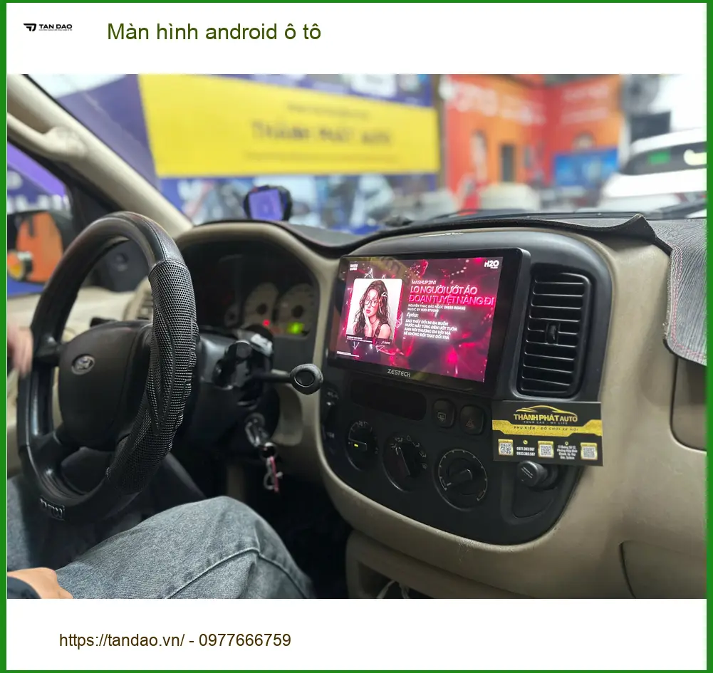 Anh Tùng nâng cấp màn hình Android ô tô Honda CRV tại Cần Giờ ảnh thực tế 5