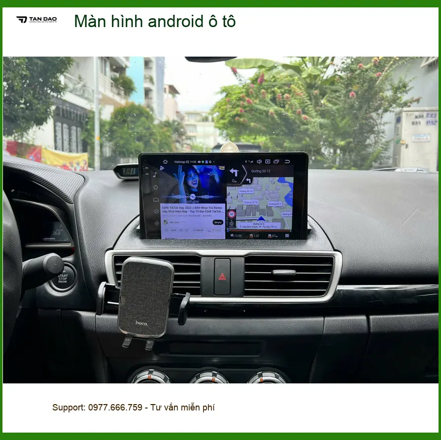Anh Khải nâng cấp màn hình Android ô tô cho Hyundai Accent ở Phú Nhuận ảnh thực tế 4