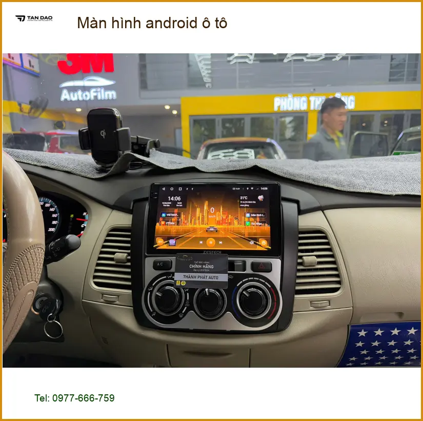 Chú Thanh lắp màn hình android ô tô cho Corolla Cross tại Quận 10 ảnh thực tế 2