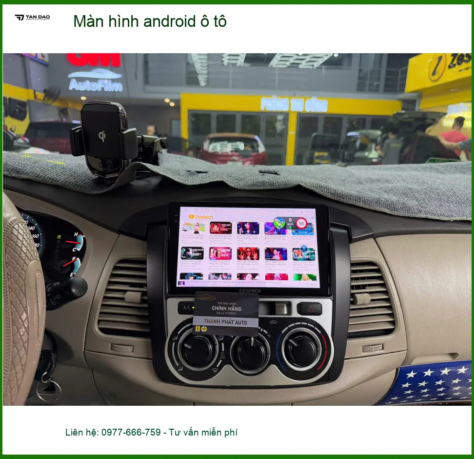 Chú Thanh lắp màn hình android ô tô cho Corolla Cross tại Quận 10 ảnh thực tế 4