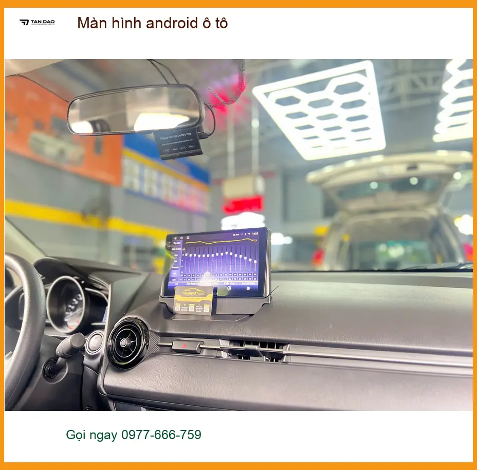 Anh Khôi nâng cấp màn hình android ô tô cho Kona tại Thủ Đức hiện đại ảnh thực tế 2
