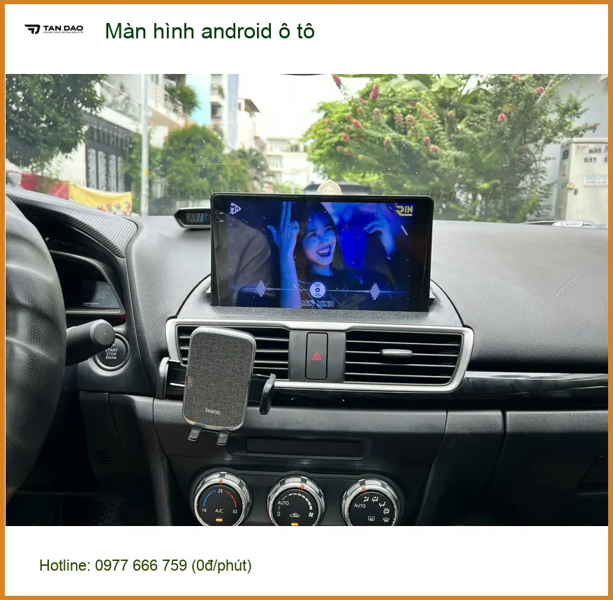Chị Thư lắp màn hình android ô tô Honda HR-V Hóc Môn tiện theo dõi bản đồ ảnh thực tế 2