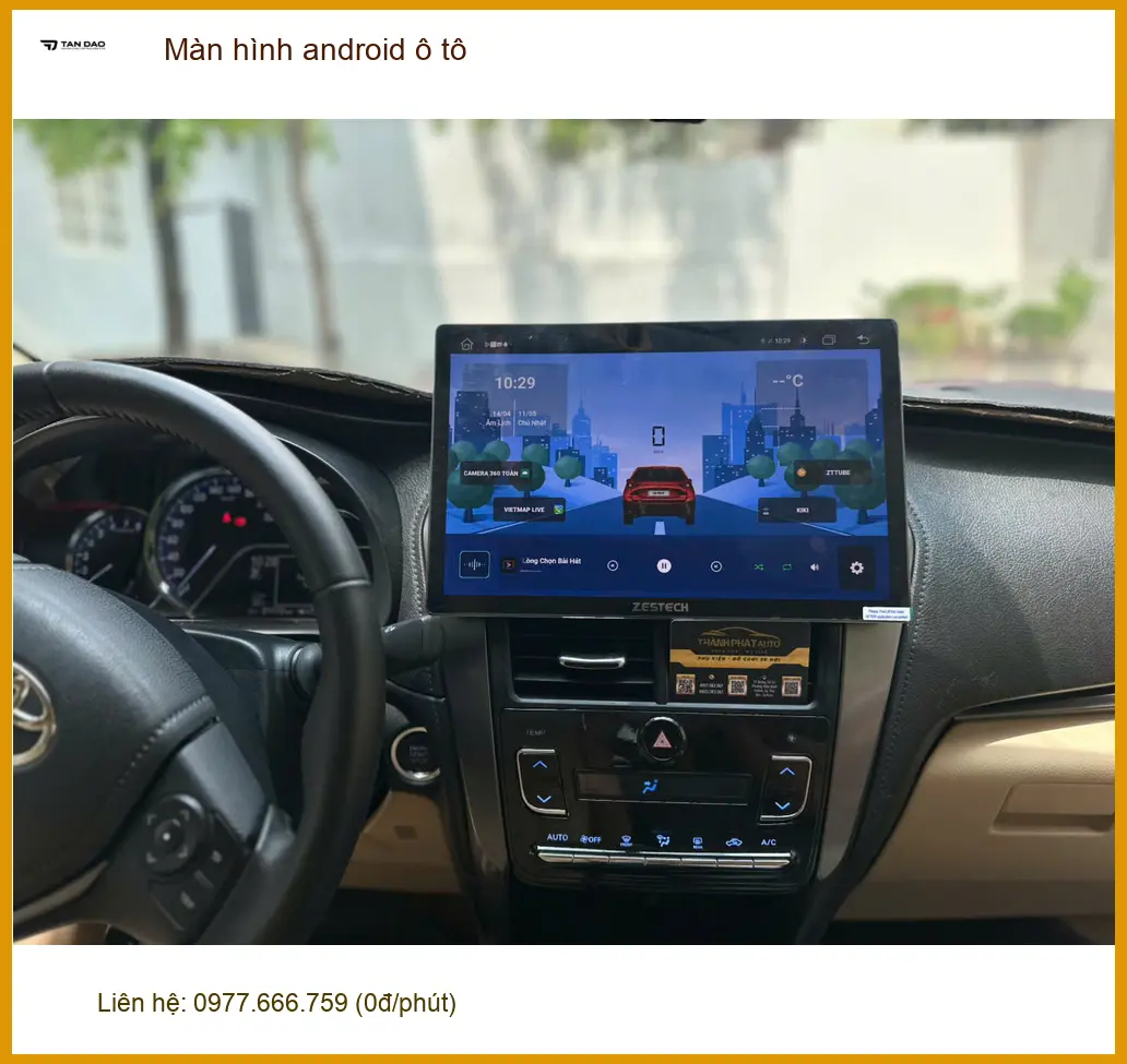 Anh Khải lắp Màn hình android ô tô cho Hyundai Creta tại Quận 9 để tiện dẫn đường và giải trí ảnh thực tế 3