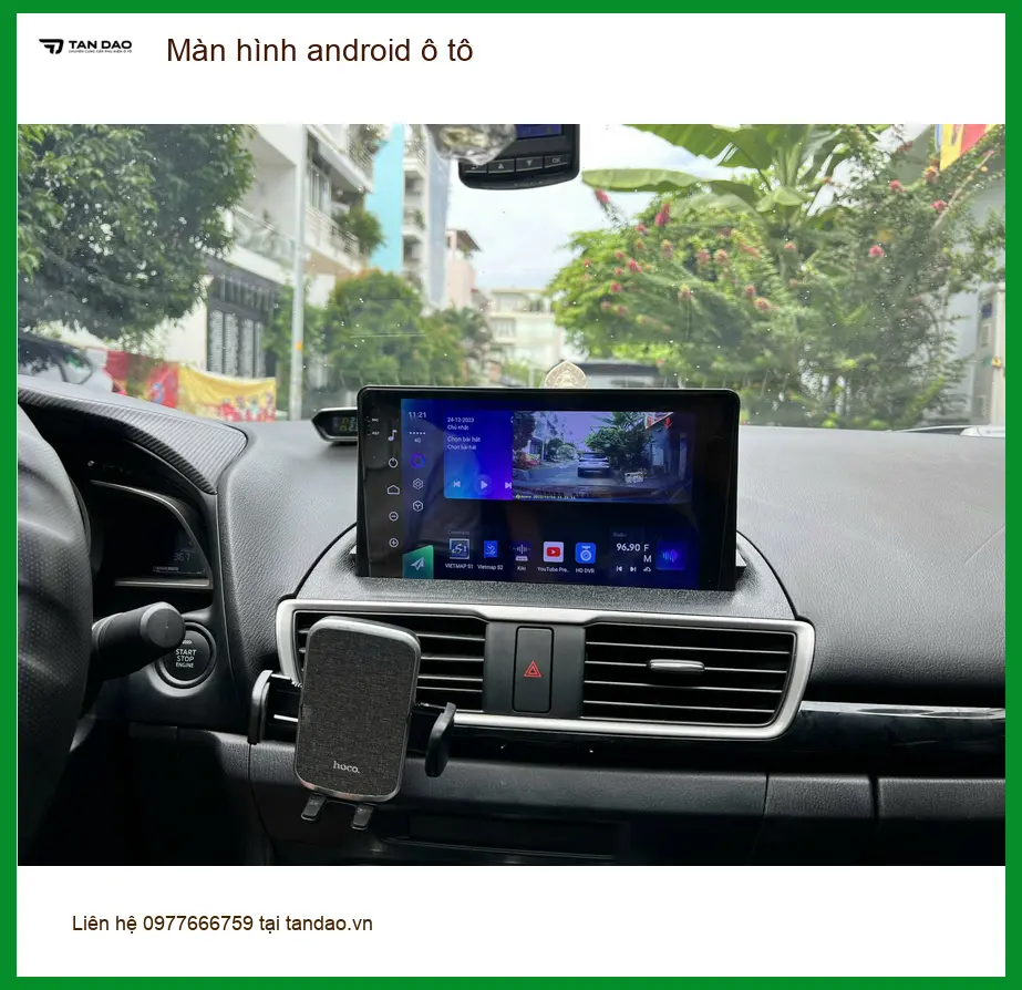 Chị Thư lắp màn hình android ô tô Honda HR-V Hóc Môn tiện theo dõi bản đồ ảnh thực tế 3